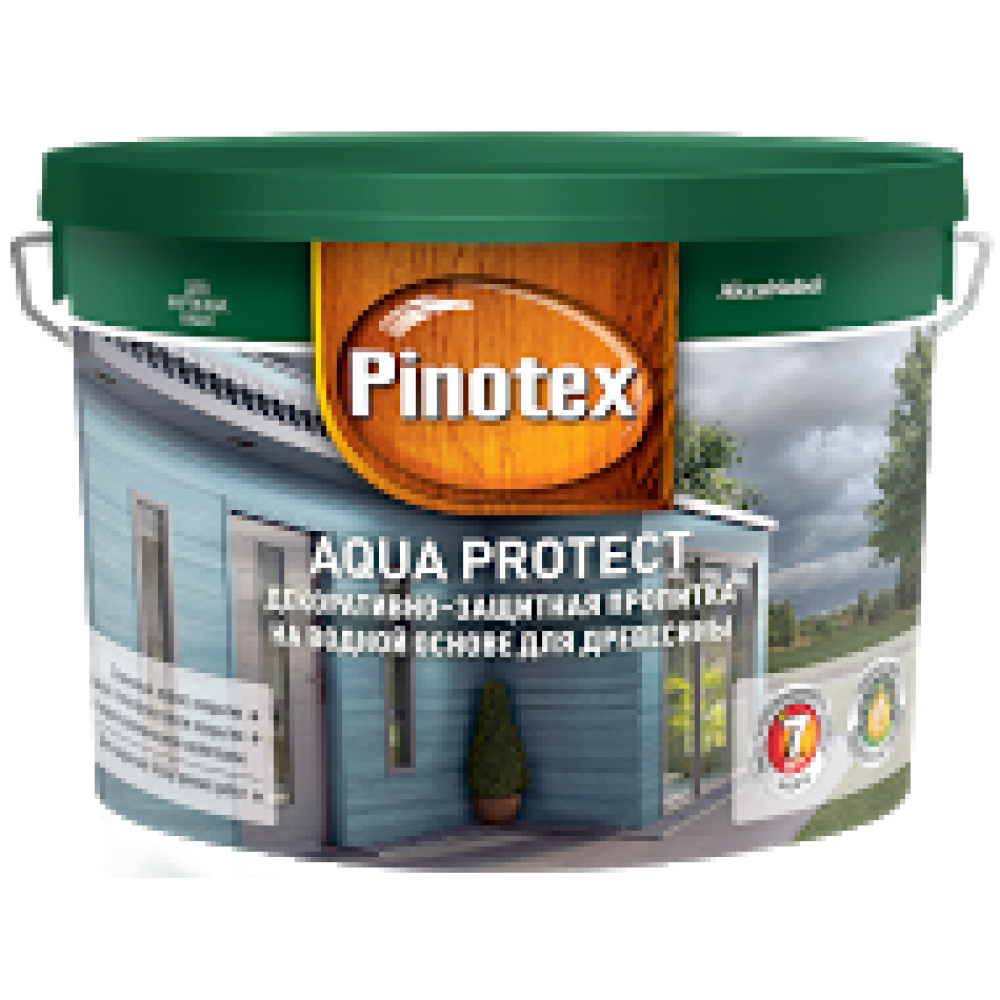 Pinotex Aqua Protect / Пинотекс Аква Протект пропитка для древесины